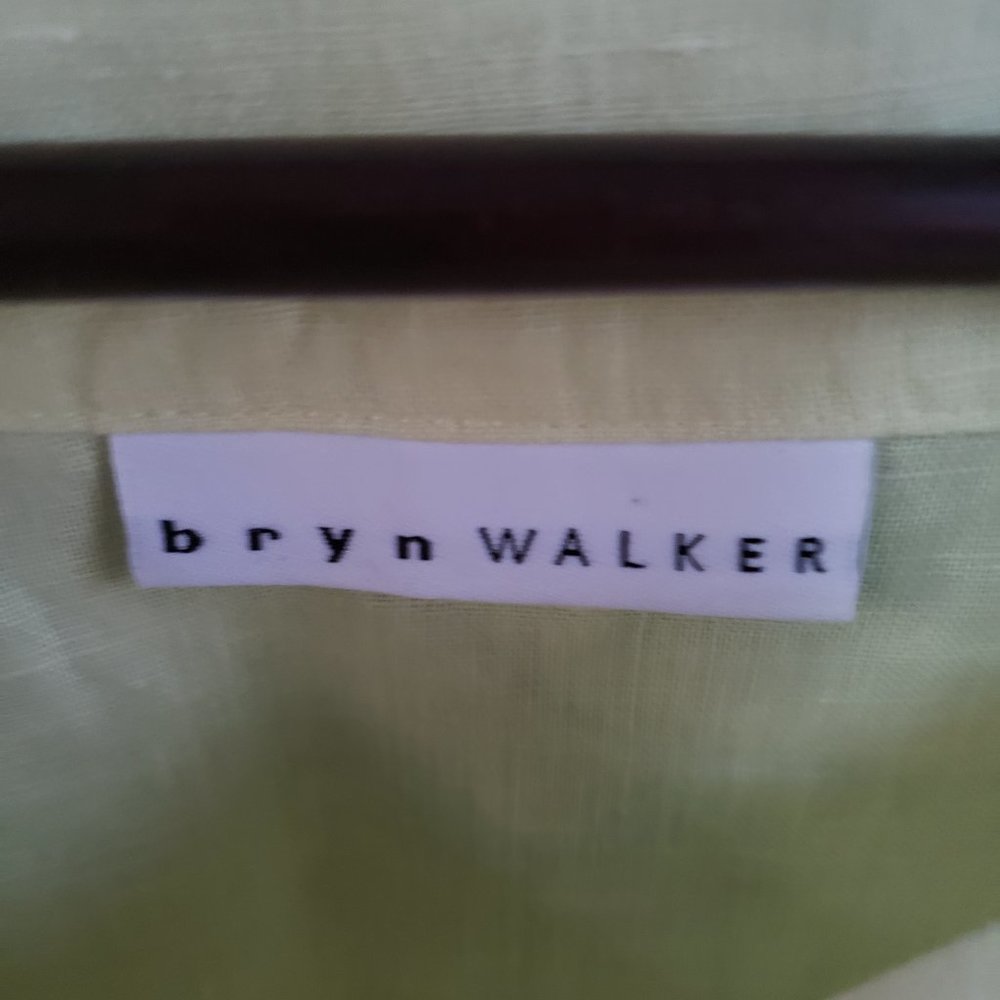 Made in USA bryn WALKER Oversized Linen top S oversized roomy baggy pit2pit=27"